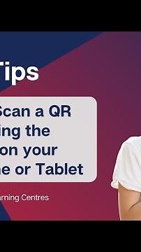 How to Scan QR code with the camera on your cell phone or tablet