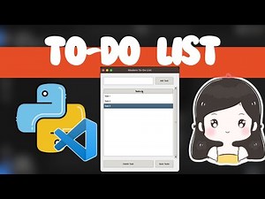 Python To-Do List App with GUI using Tkinter in Visual Studio Code