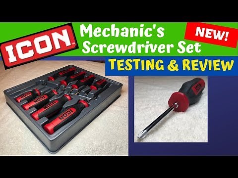 ICON Screwdriver Set SD-8 Review SKU 56508