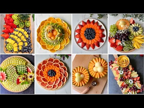 10 Creative Fruit Presentations: Easy Tutorials✨Fancy Fruit Platter Ideas 🍊