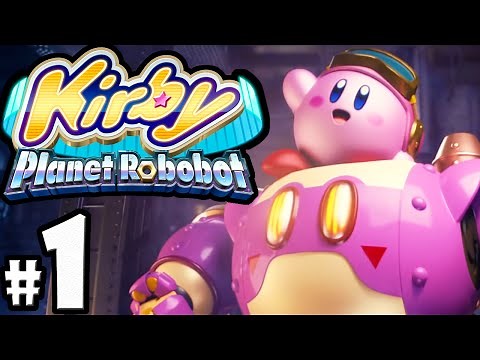 Kirby Planet Robobot PART 1 - 3DS Gameplay Walkthrough - Robobot Armor! - Copy Abilities - Nintendo