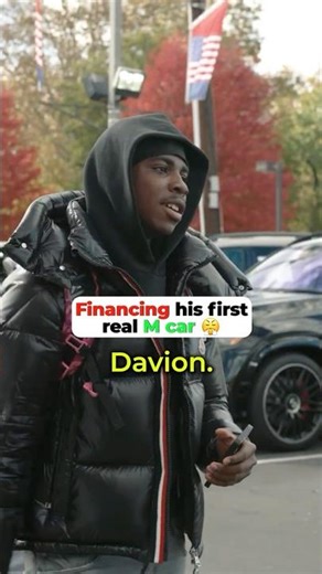 He's financing his first real M car, and thought we'd give flexibility