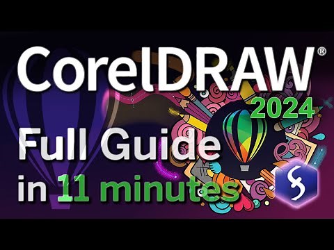 CorelDRAW - Tutorial for Beginners in 11 MINUTES! [ UPDATED ]