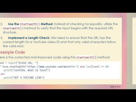 How to Check if a URL Matches a Specific Format in Python