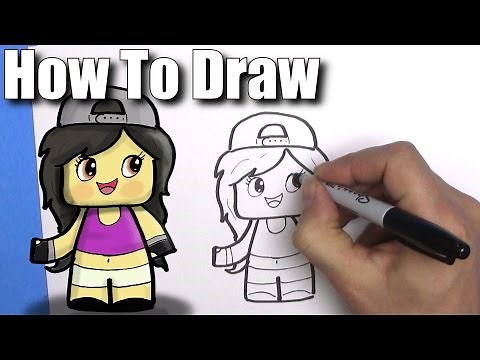 How To Draw Aphmau - Cute EASY Chibi - Step By Step - Kawaii