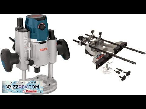 BOSCH 120 Volt 2.3 HP Electronic Plunge Base Router MRP23EVS&BOSCH RA1054 Deluxe Router