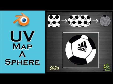 Blender – How to UV Map a Sphere | Assign texture to a 3D Sphere Perfectly by UV Mapping