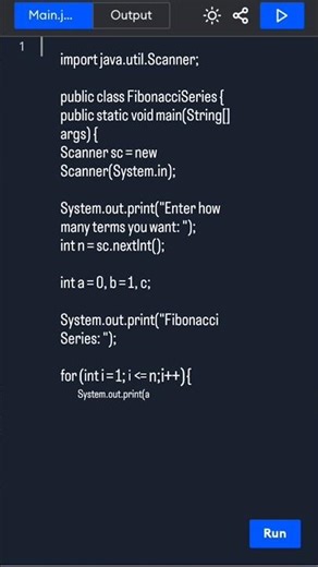 Fibonacci Series in Java | Java Program for Beginners | Step-by-Step Explanation