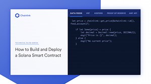 How to Build and Deploy a Solana Smart Contract | Chainlink Blog