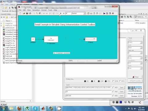 Serial Communication Using Simulink