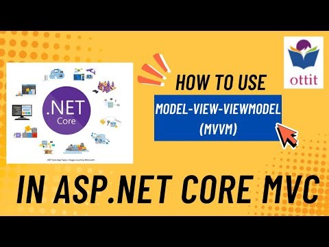 Mode-View-ViewModel - MVVM Design Pattern in Asp.net Core MVC | What is MVVM ? | Ottit