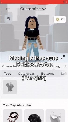 How to make a free cute Roblox avatar (for girls)