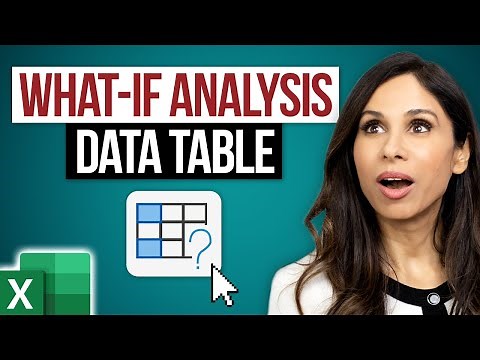 Excel What-If Analysis Data Table | Easy to Use Once you Learn This☝️