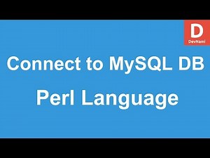 Mind Luster - Learn Perl Programming MySQL Connect to Database Server