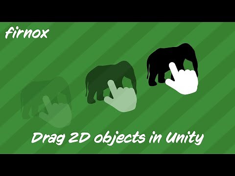 Drag 2D objects in Unity - using the mouse to move sprites.