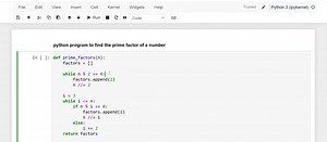 11K views · 146 reactions | Day 25 : Python Program to find the prime factor of a number | Python Coding | Facebook