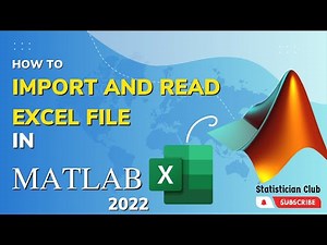 Import and read excel file in Matlab 2022a