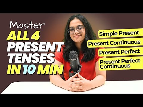 Master All 4 Present Tenses in 10 Min | English Grammar Lesson | Best Way To Learn English Tenses