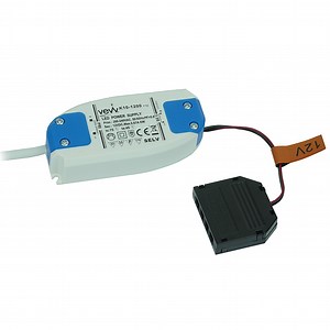 12V 8W LED Driver With 4-Port Micro Plug Connector - TLW Global