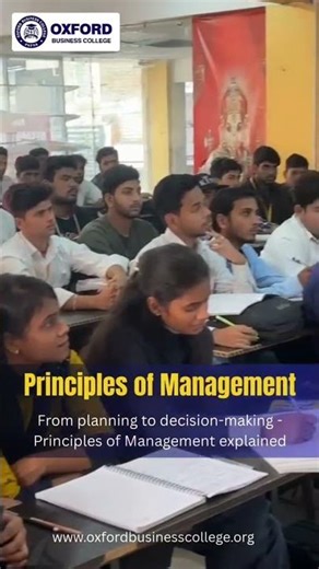 Principles of Management – Learn How Great Leaders Lead! | Oxford Business College