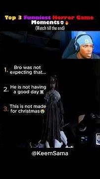 Top 3 Funniest Horror Game Moments That Made Me Lose It 😂💀