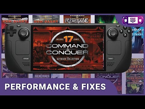 Command & Conquer The Ultimate Collection Steam Deck Performance & Black Screen Fixes