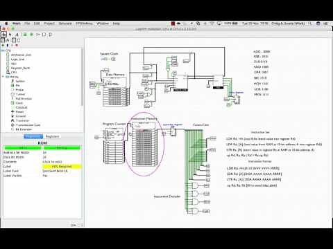CPU Simulation in Logisim