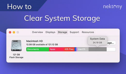 How to clear System Data on Mac storage - Detailed guide