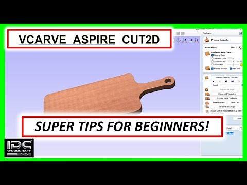Vectric - Super Tips For The Beginner, Vcarve, Aspire & Cut2D - Vectric Tutorial