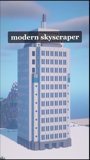Easy Modern Skyscraper Design in Minecraft