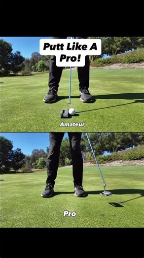Putt Like The Pros #golfswing #golftips