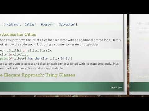Mastering Dictionary Mapping in Python: Multiple Cities per State
