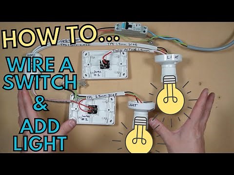 How To Wire A Single Switch And Add A Light