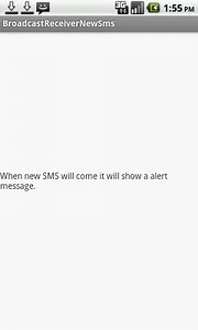 Incomming SMS Broadcast Receiver - Android Example