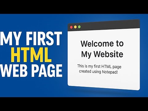 Learn HTML Step by Step with Notepad – Beginner Friendly Tutorial