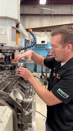 How an engine is Built…start of a series, showing here how we machine it, then next is the cleaning and then assembly. This is specifically a 6.7L Powerstroke #enginebuild #enginebuilding #enginerepair #autoshop | Dave's Engines