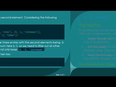 Filtering Nested Lists to Find the Absolute Minimum in Python