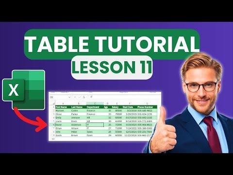 How to Create & Format an Excel Table (3-Minute Beginner Guide)
