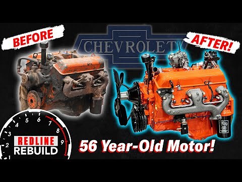 Crusty Chevy V-8 Engine Rebuild Time-Lapse and Stop-Motion | Redline Rebuild