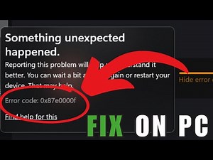 How To Fix Error '0x87e0000f' - Download Stopped - on XBOX GAMEPASS FOR PC