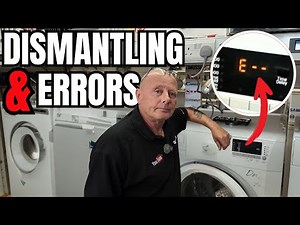 Beko Washing Machine's SECRET Diagnostic Mode: All ERROR Codes (E01-E18) & Full DISMANTLE