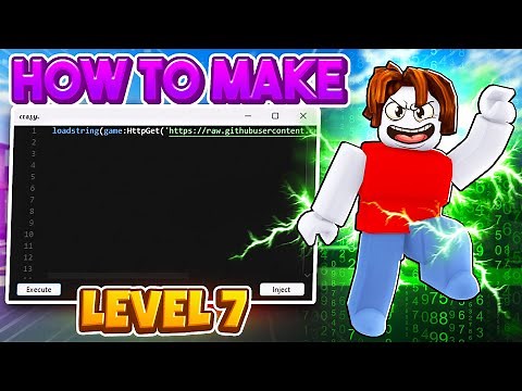 How To Make Your Own ROBLOX EXECUTOR | EASY TUTORIAL! | Level 7 | *Working 2024* ✅