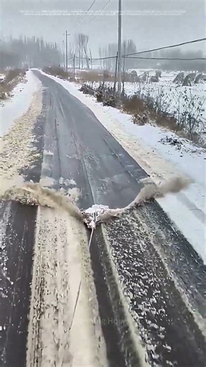 Innovative Snow Removal: Using Rope-Operated Tools for Road Clearing