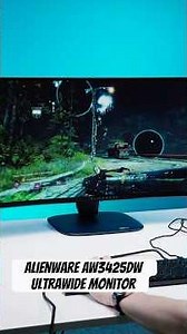 Check out this epic 34” Alienware Ultrawide Monitor