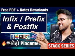 Infix, Prefix and Postfix Expressions conversion | Data structure & Algorithms Hello World Hindi