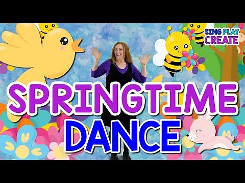 Springtime Brain Break "Springtime Dance" 🌻 Spring Action Song & Dance Activity 🌻 Sing Play Create