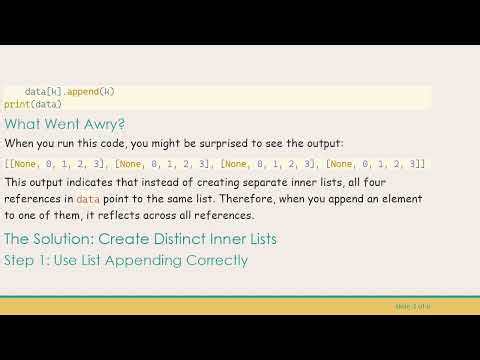 Resolving the Nested List Iteration Challenge in Python