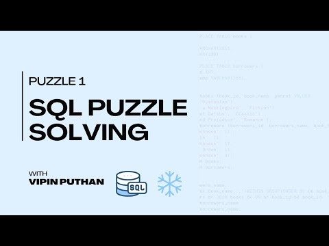 DECODE SQL: PUZZLE SERIES #1