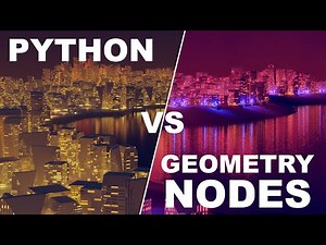 Creating Procedural Cities in Blender: Geometry Nodes vs Python Script