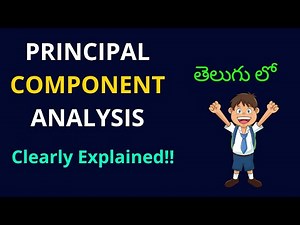 Principal Component Analysis (Theory) Clearly Explained | Machine Learning in Telugu | PCA in Telugu